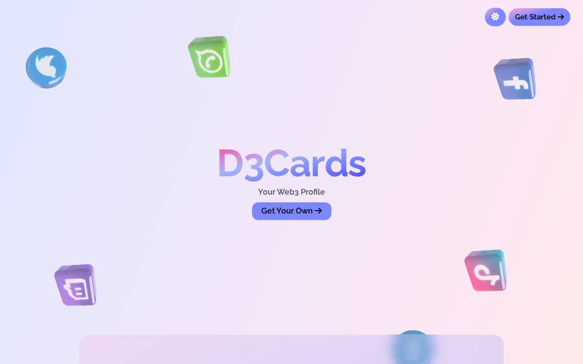 D3Serve Labs website preview