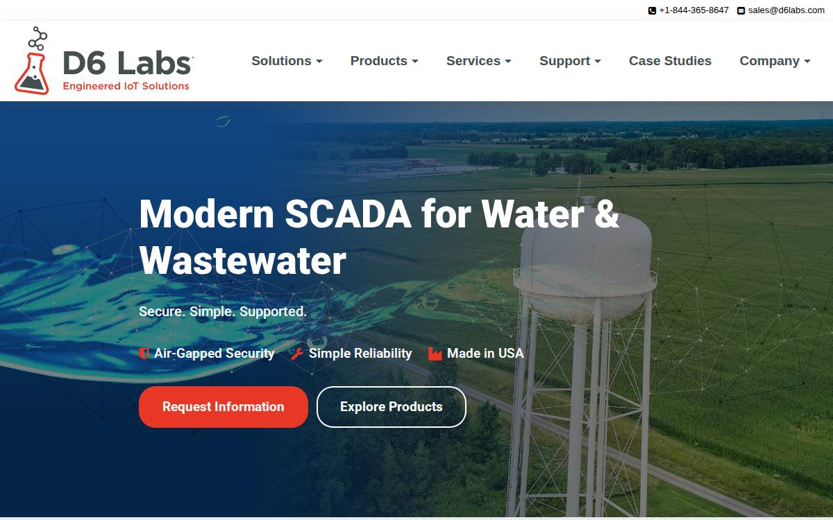 D6Labs website preview