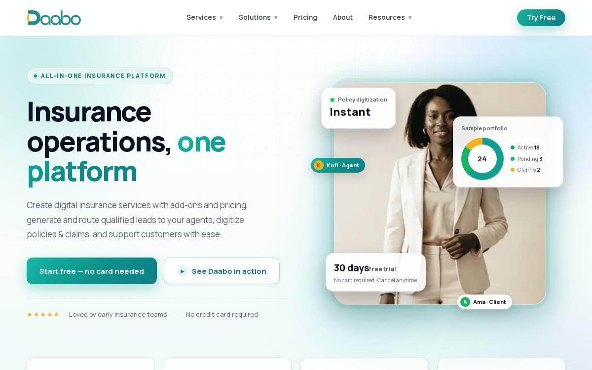 Daabo website preview