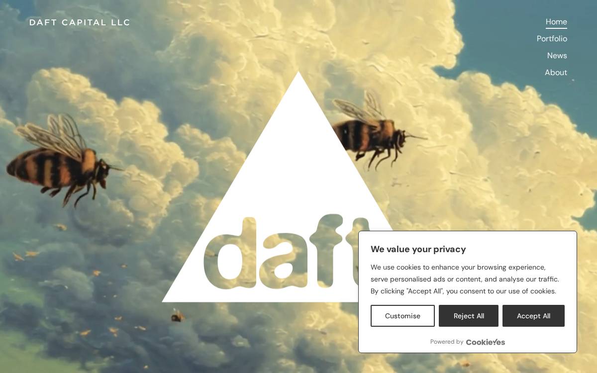 Daftcapital website preview