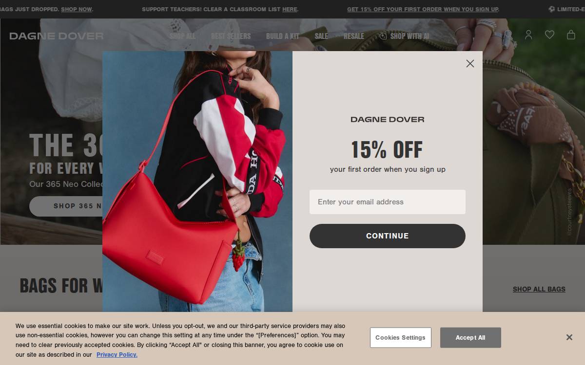 Dagne Dover website preview