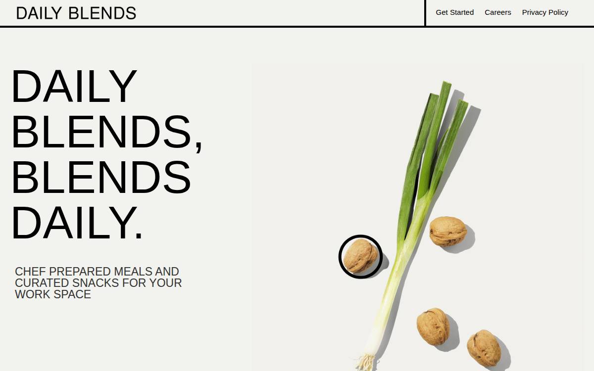 Daily Blends website preview