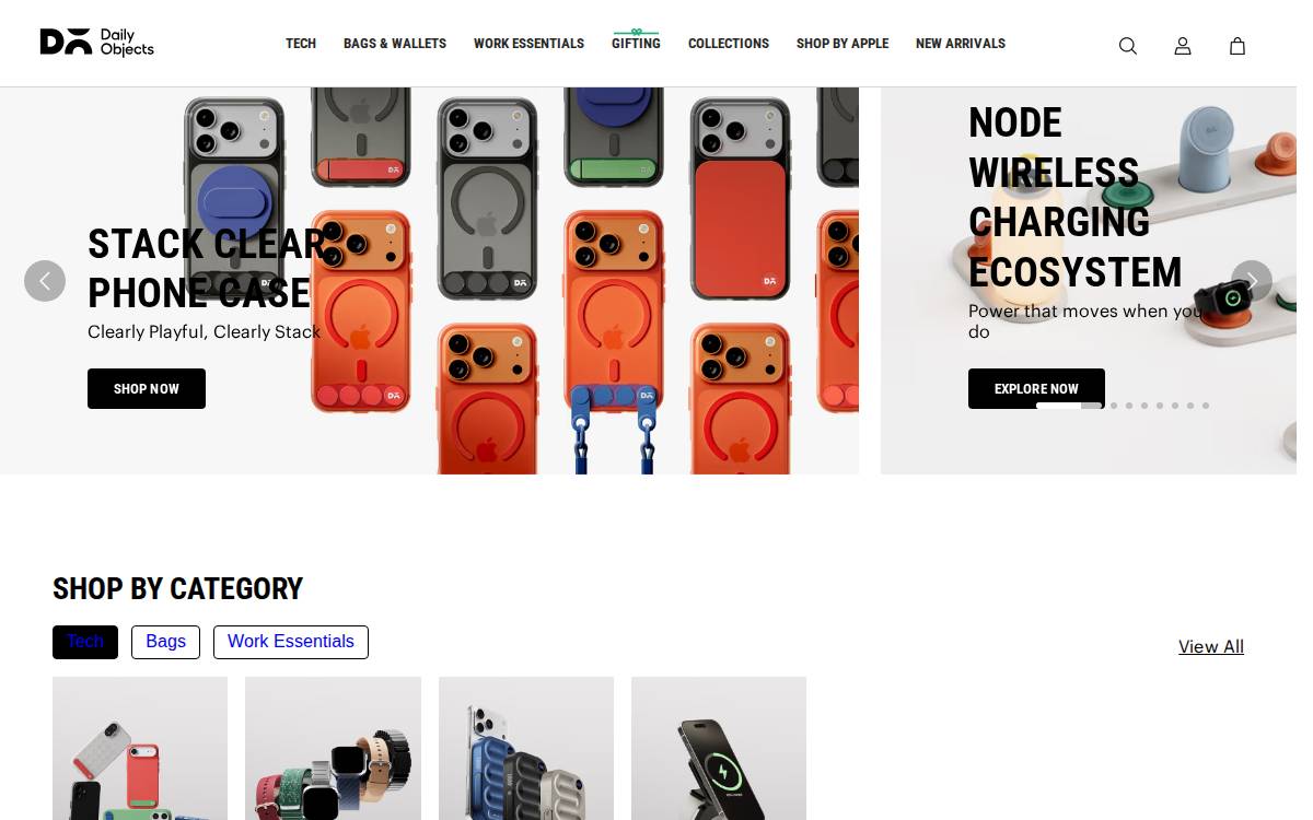 DailyObjects website preview