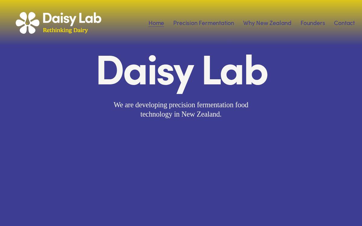 Daisy Lab website preview