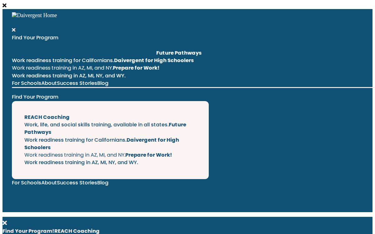 Daivergent website preview