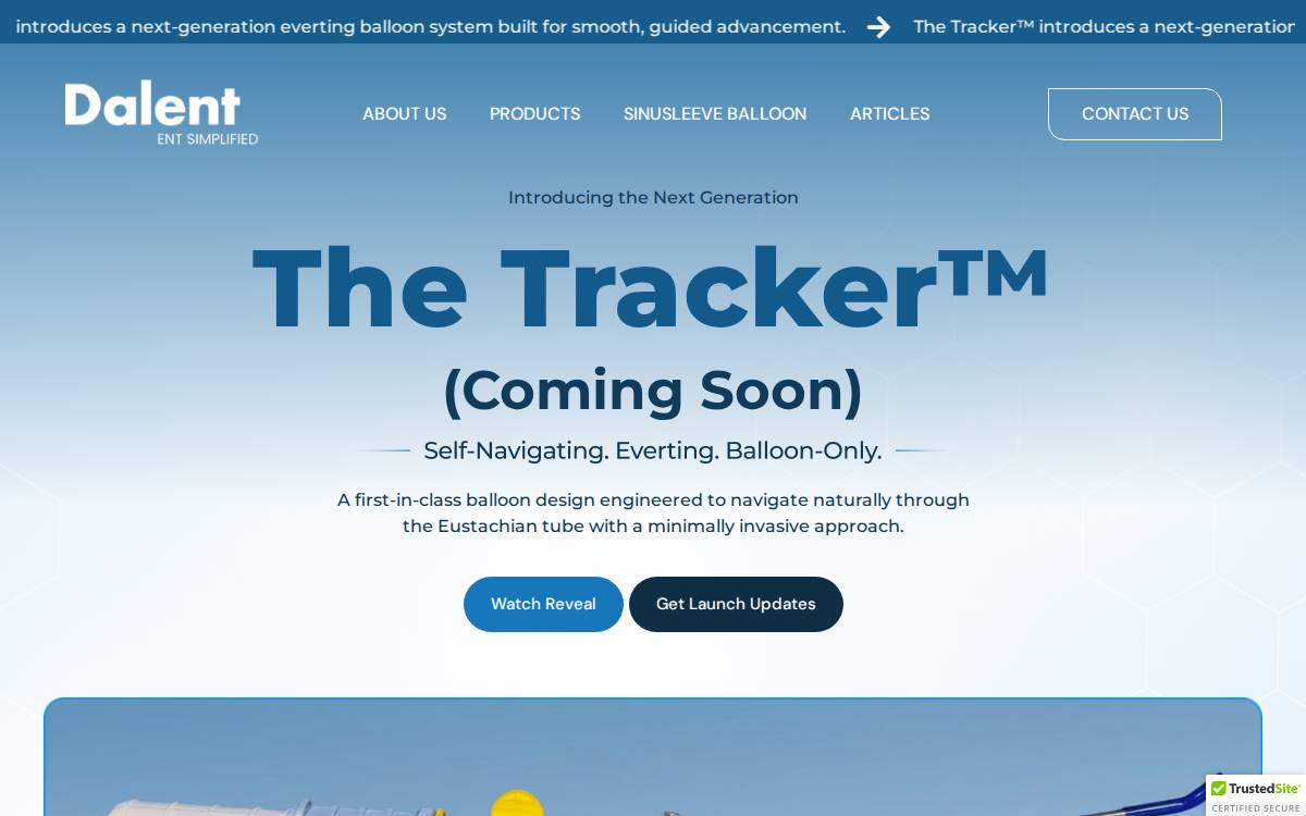 Dalent website preview