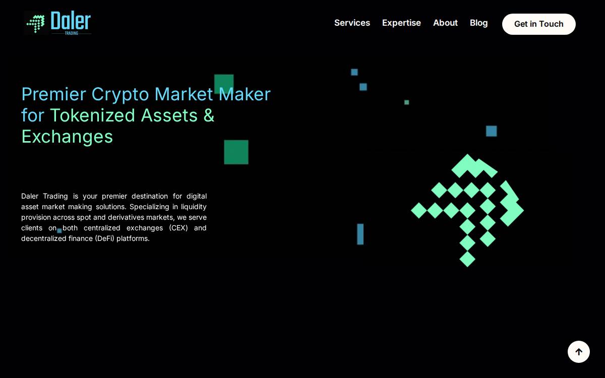 Daler Trading website preview