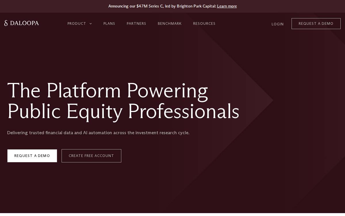 Daloopa website preview