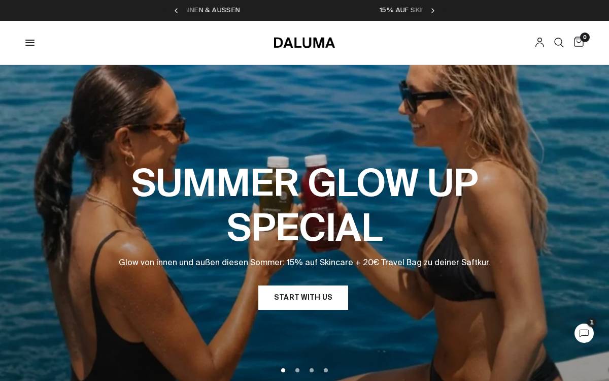 Daluma website preview