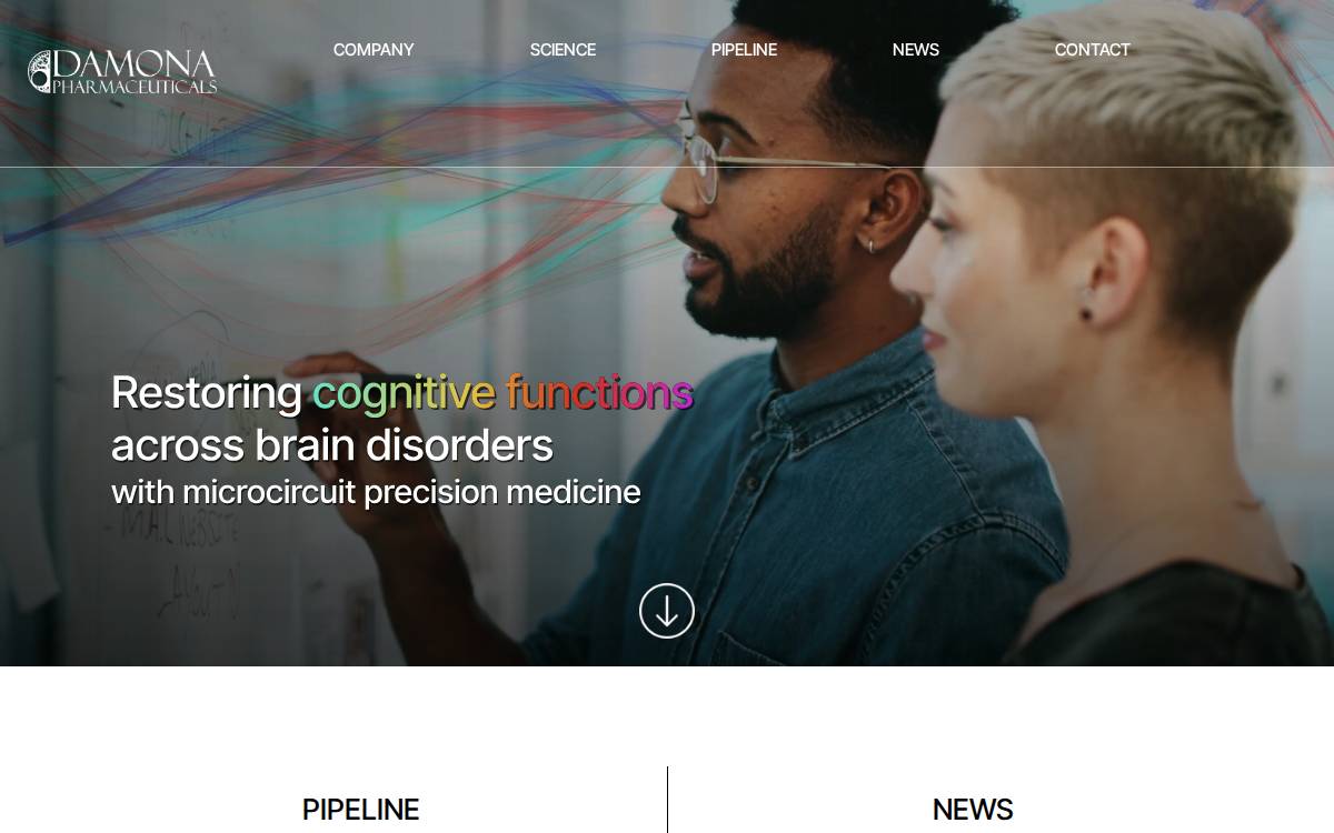 Damonapharma website preview