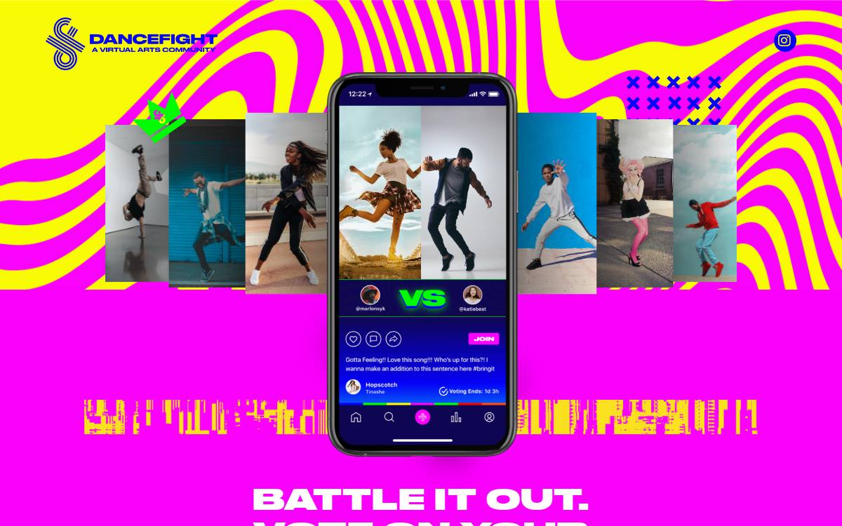 Dancefight website preview