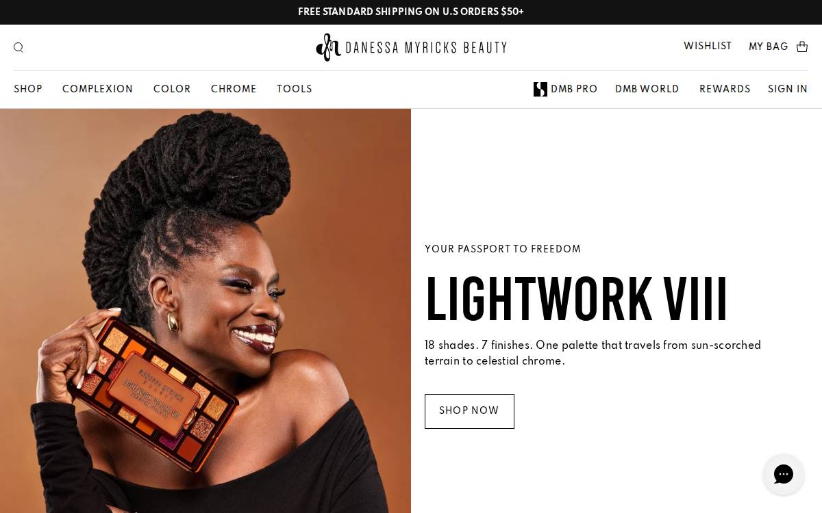 Danessa Myricks website preview