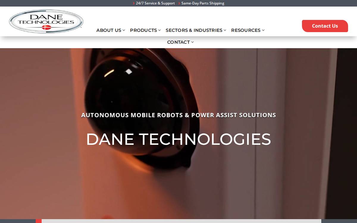 Danetechnologies website preview