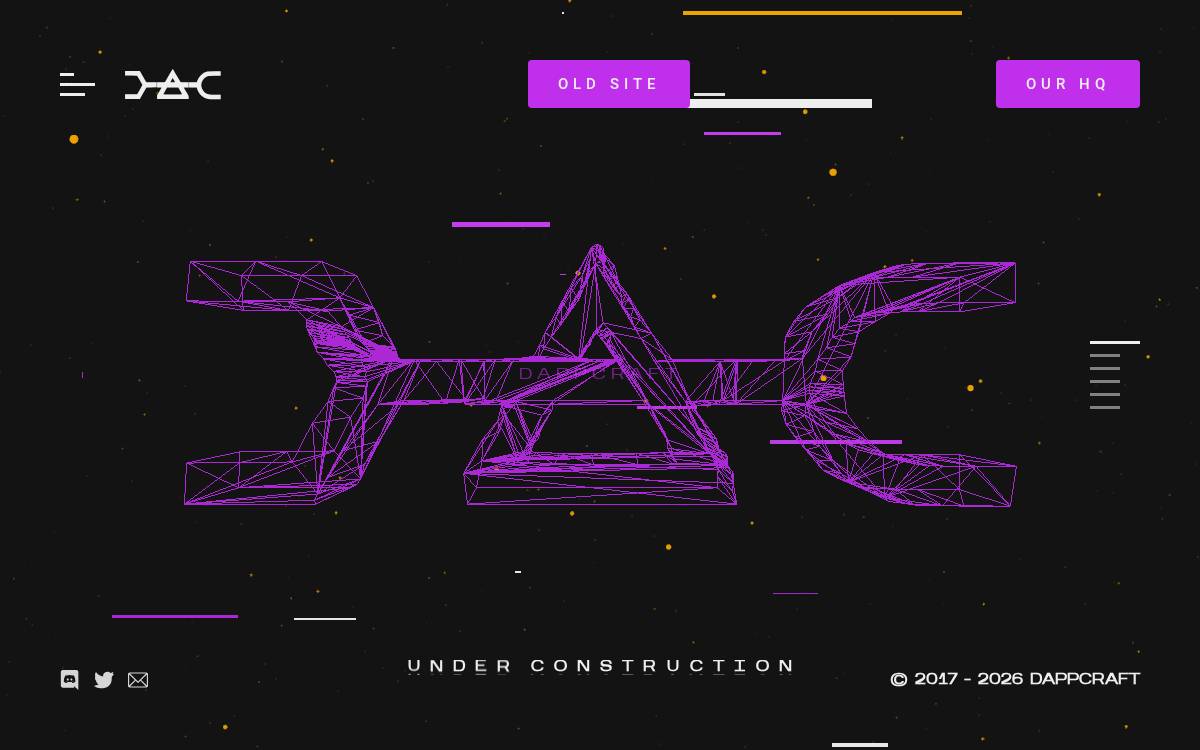 DappCraft website preview
