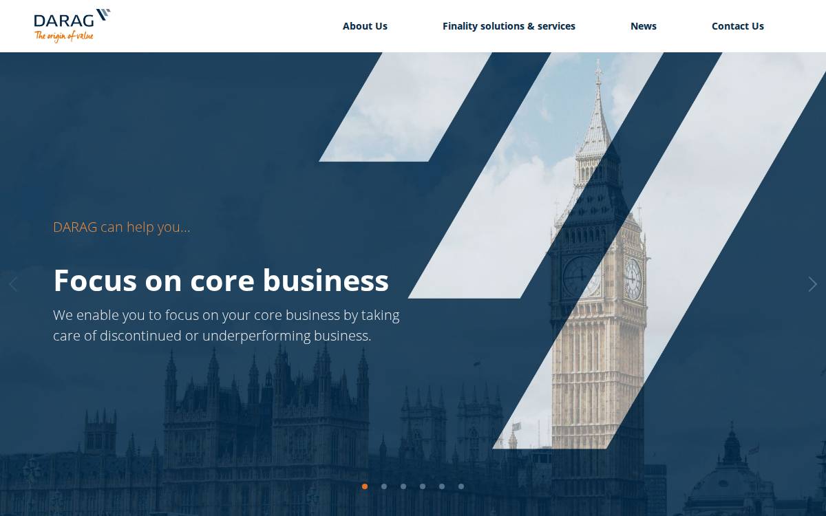 Darag Group website preview
