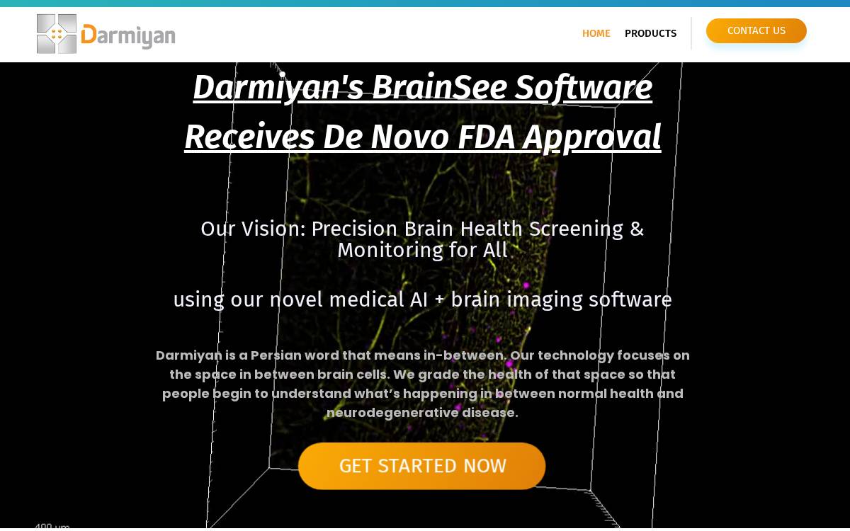 Darmiyan website preview