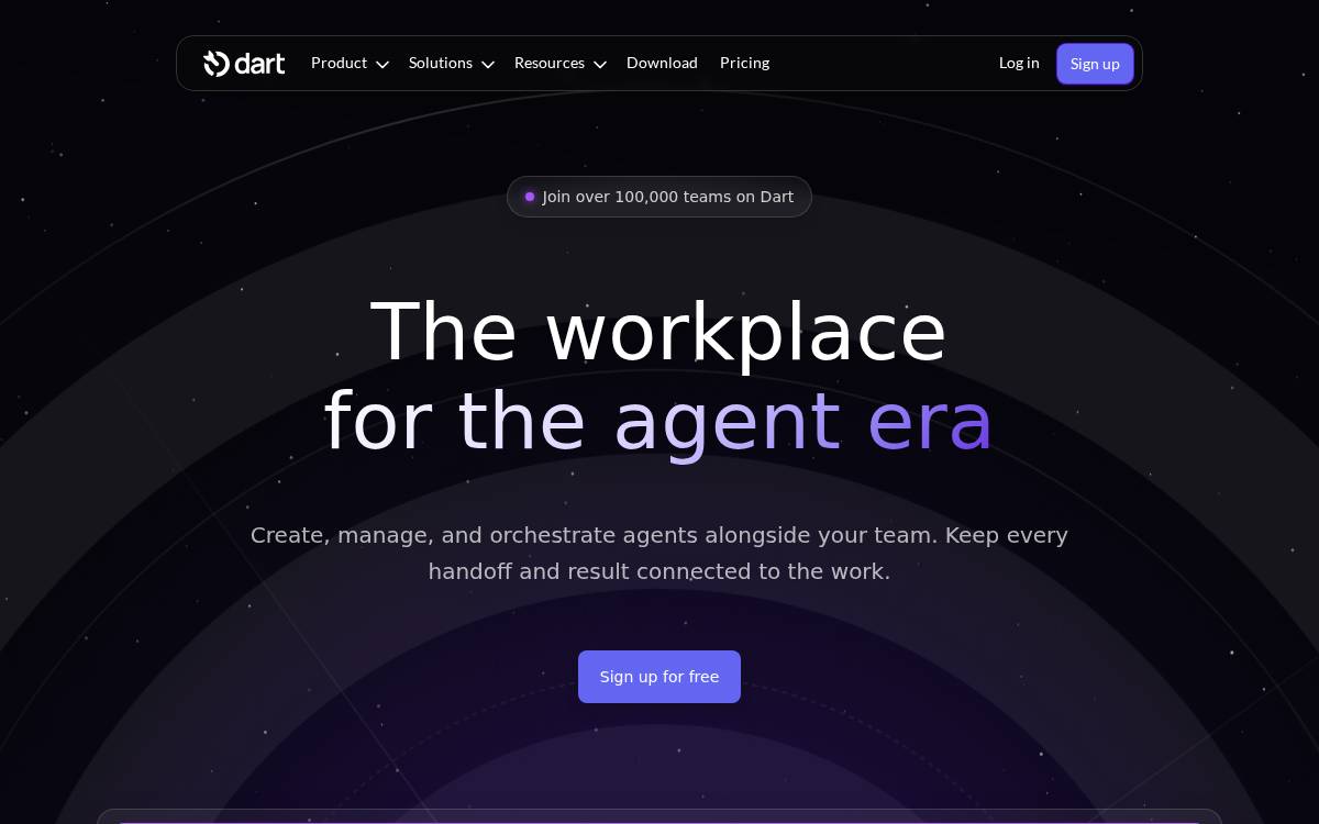 Dart website preview