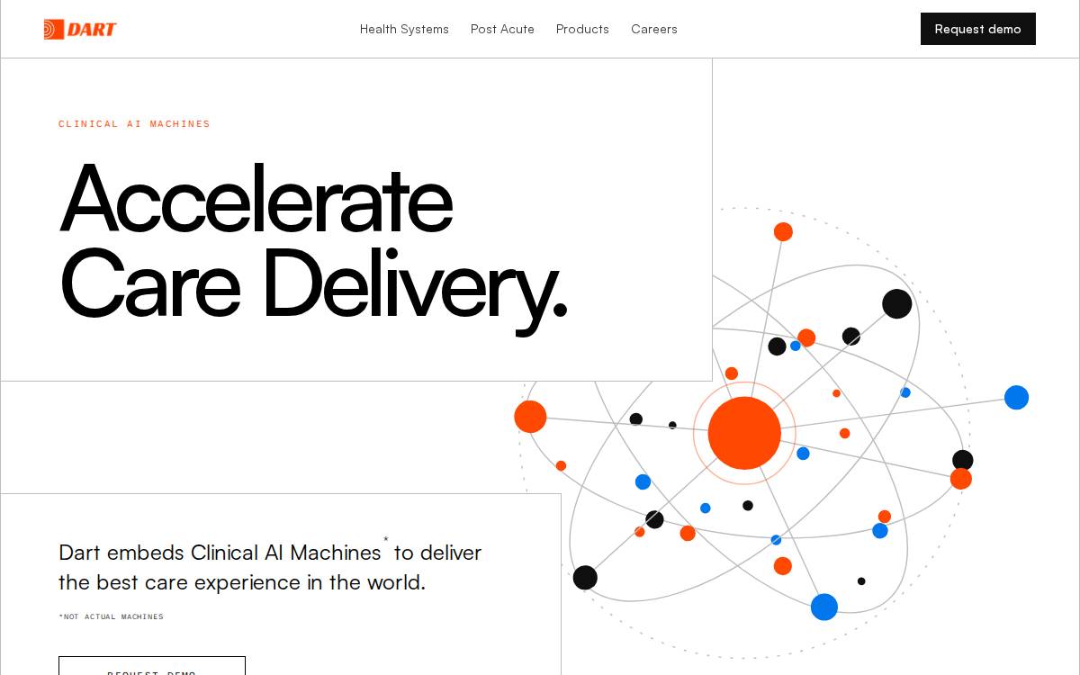 Dart Health website preview