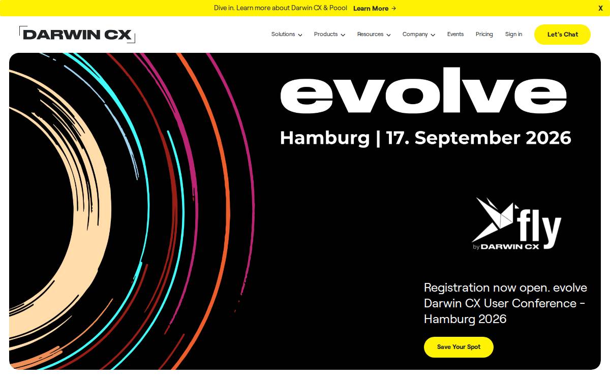 Darwin CX website preview