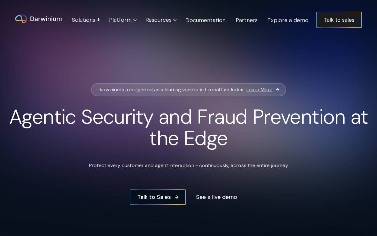 Darwinium website preview