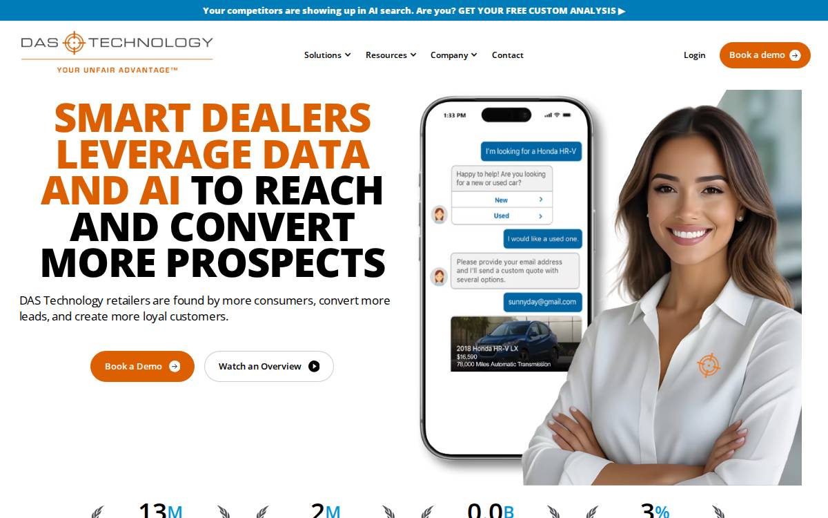 Das Technology website preview