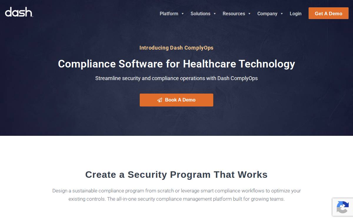 Dash website preview