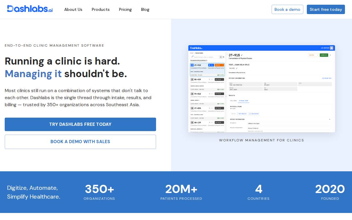 Dashlabs.ai website preview