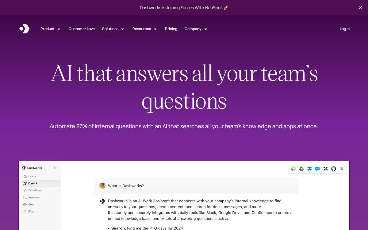 Dashworks website preview