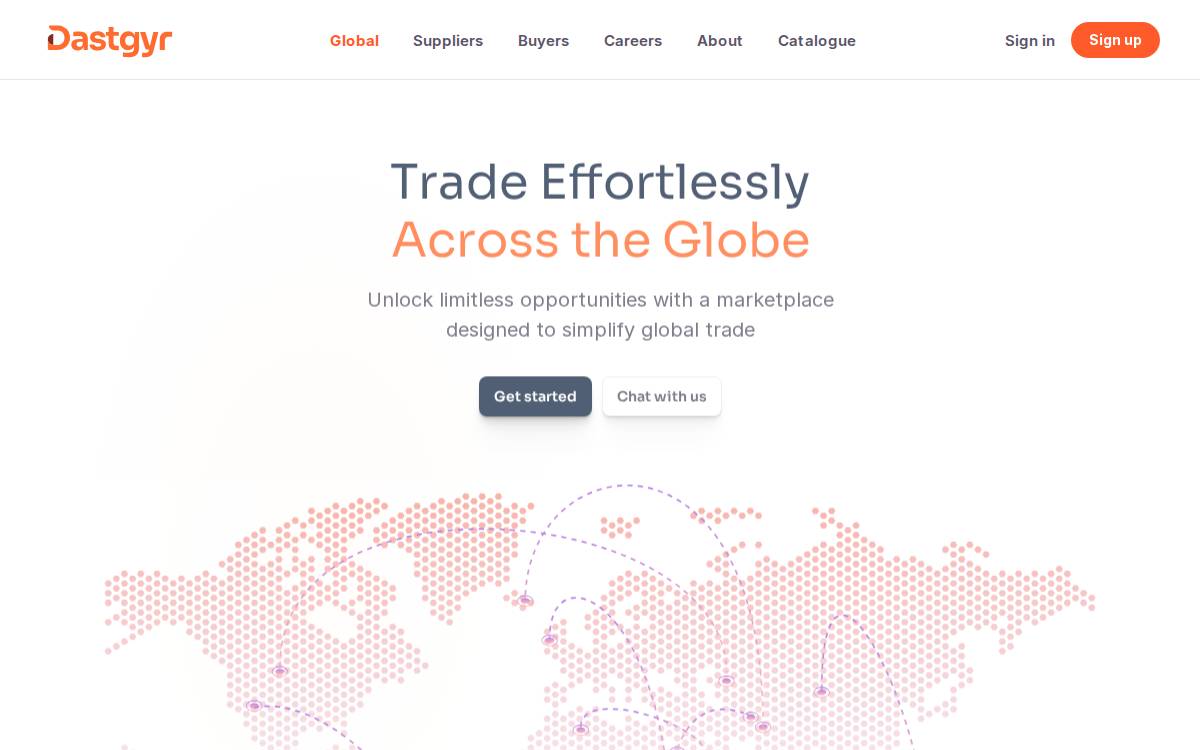 Dastgyr website preview