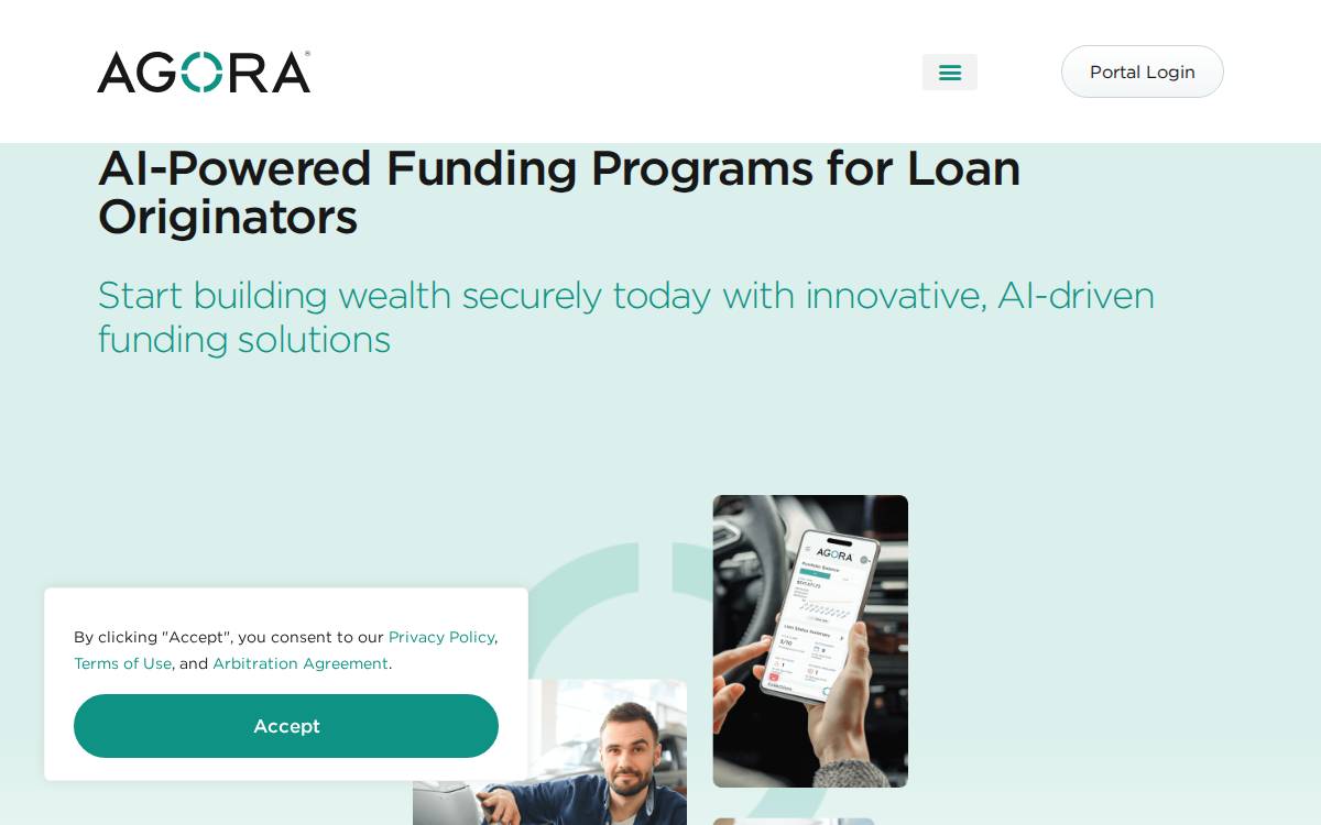 Data Agora website preview