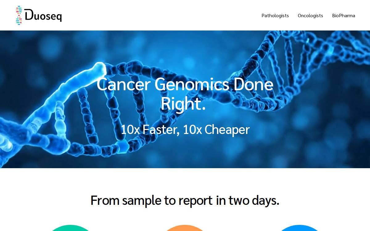 Data Driven Bioscience website preview