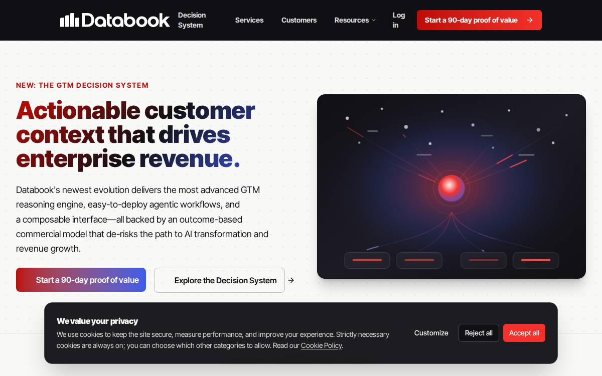 Databook website preview