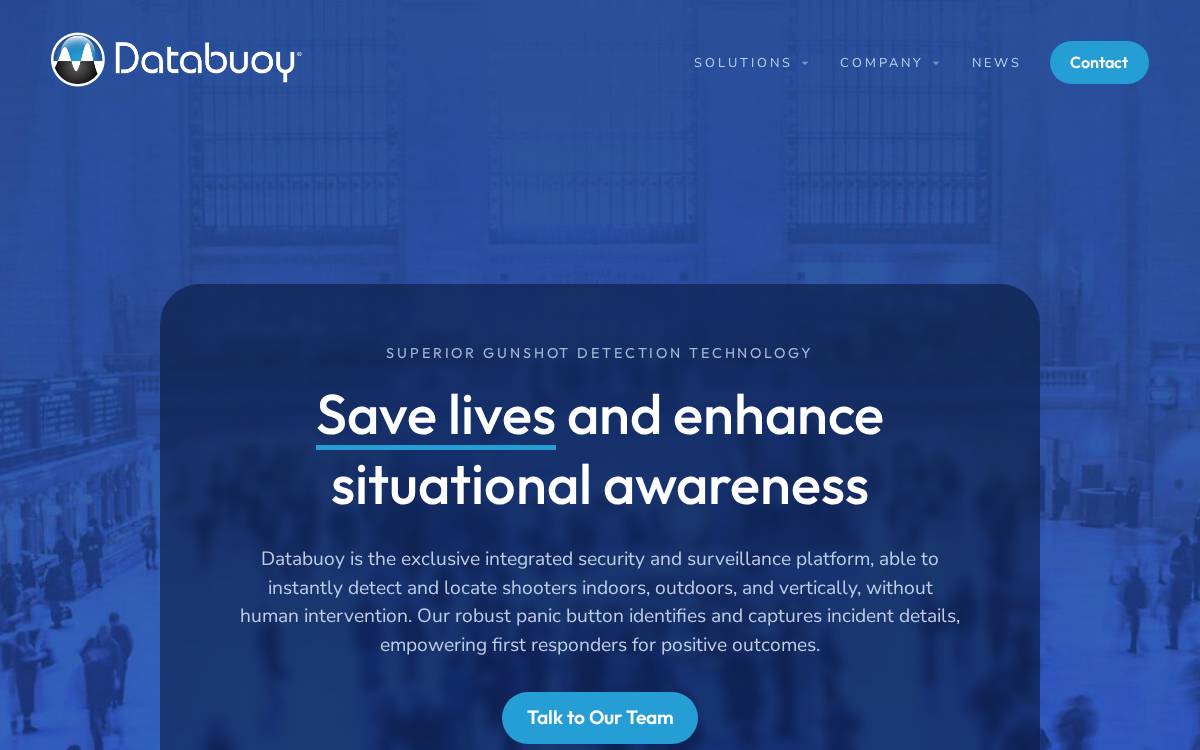 Databuoy website preview