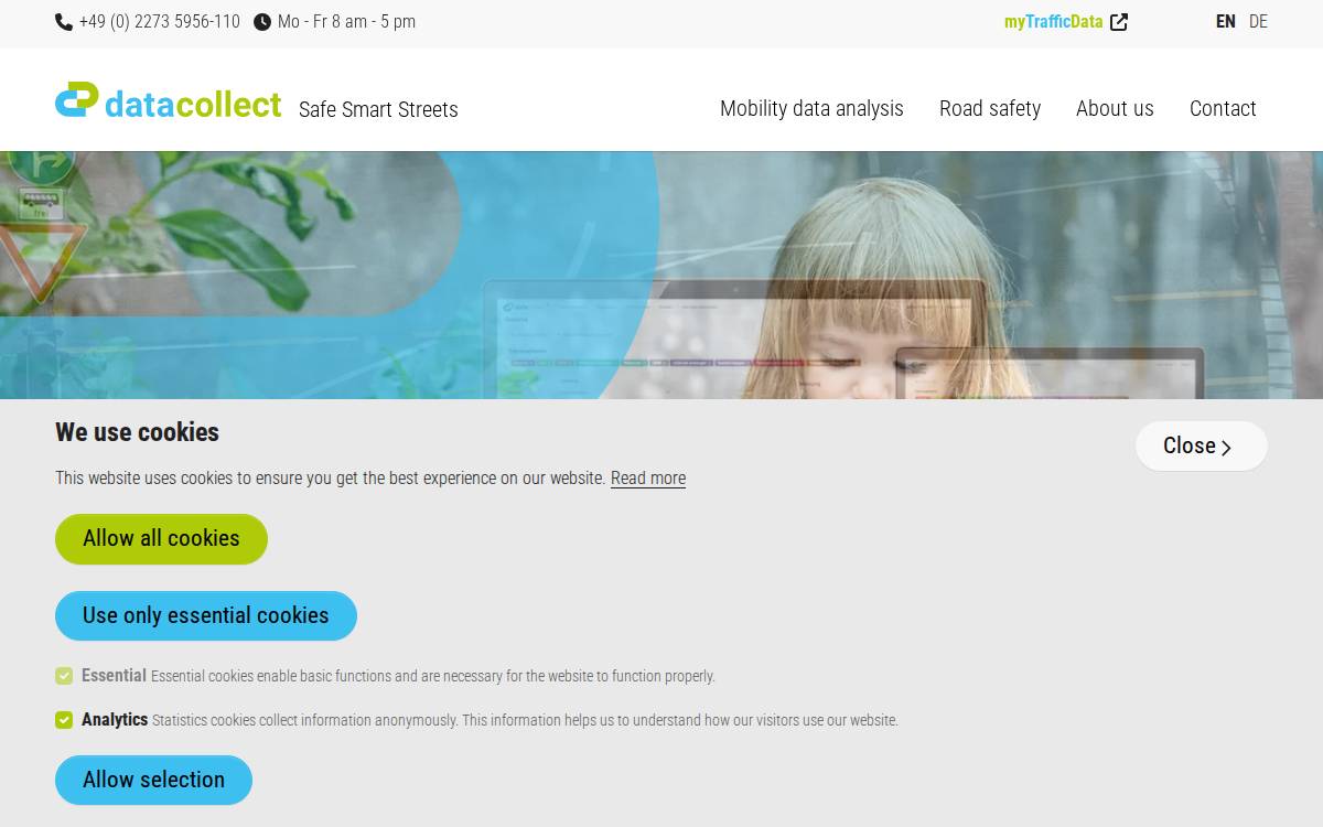 Datacollect website preview