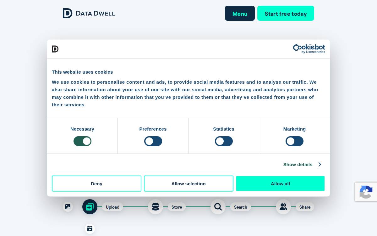Data Dwell website preview
