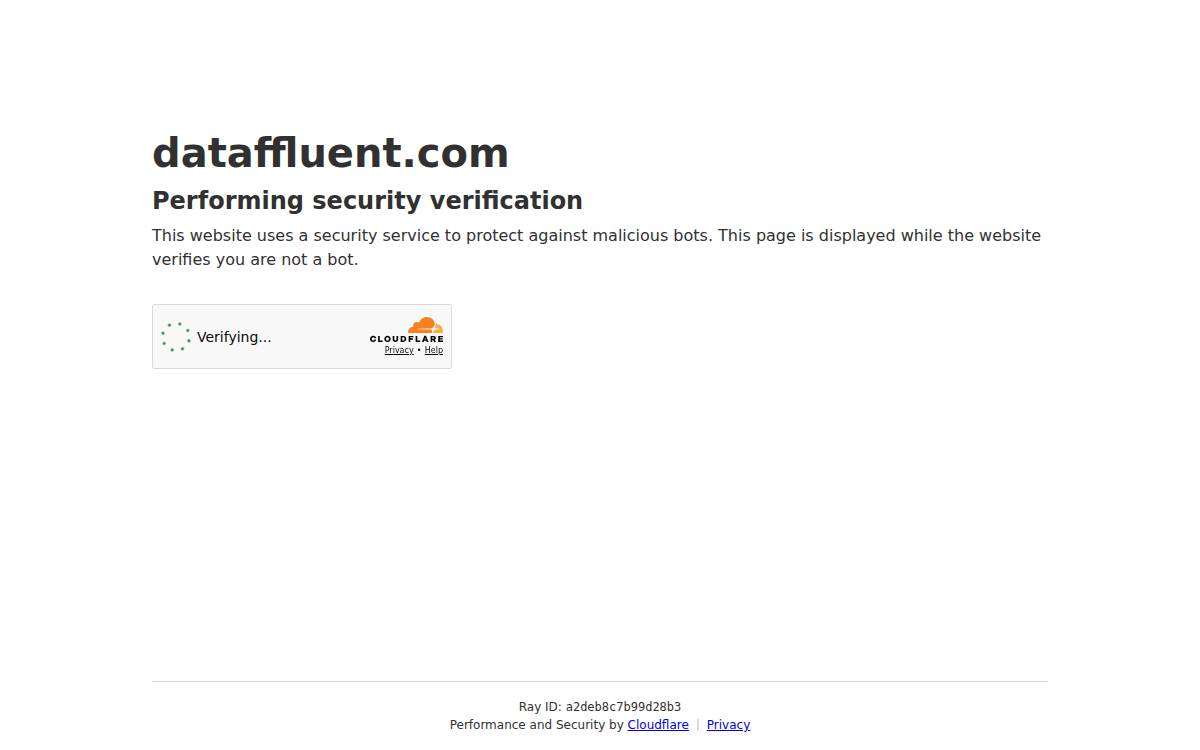 Dataffluent website preview
