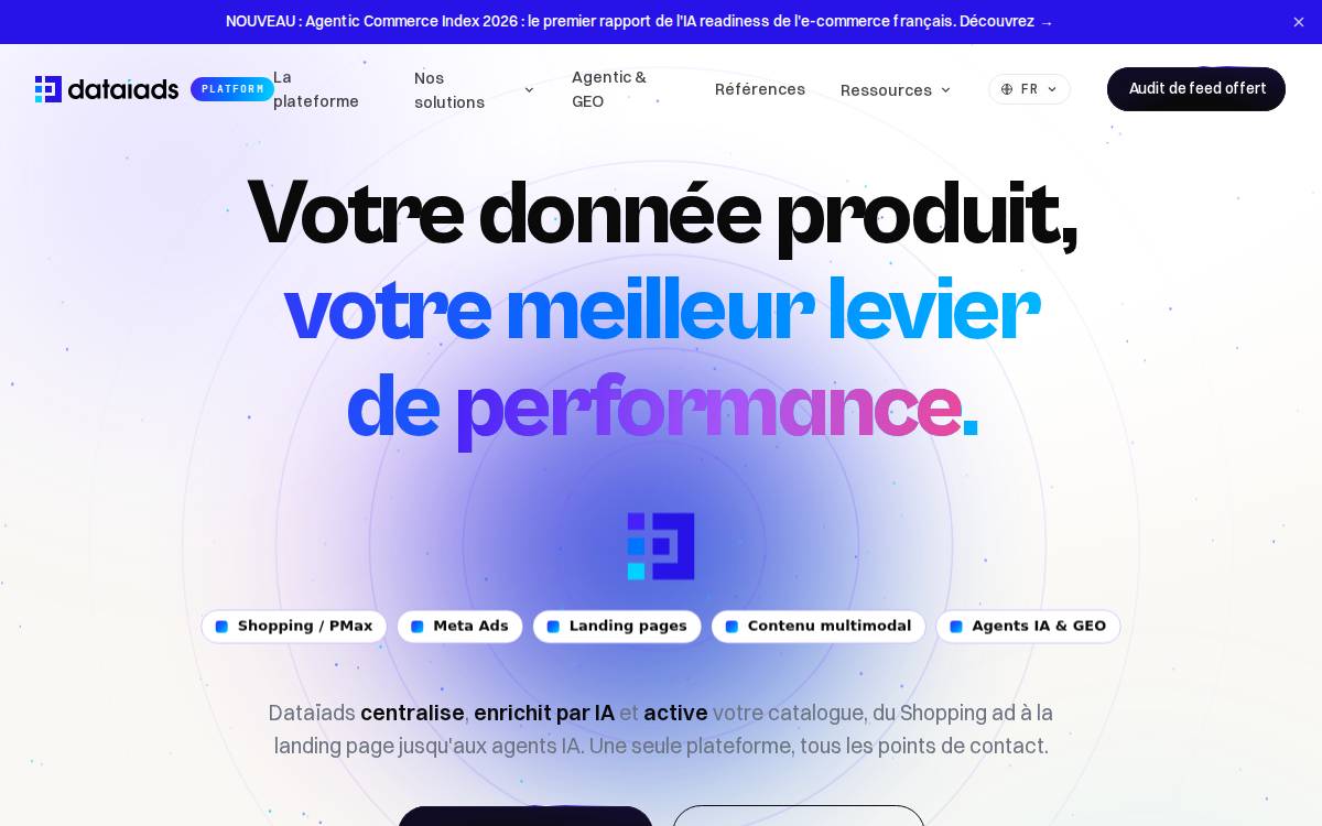 Dataiads website preview
