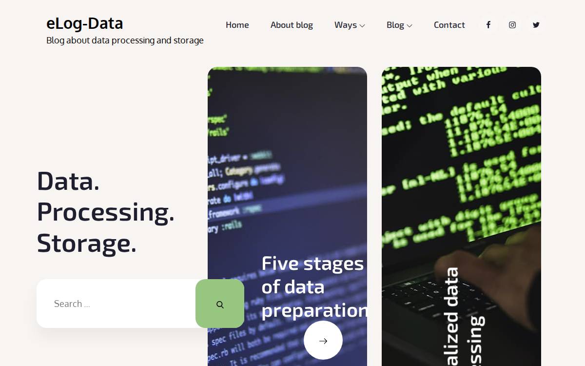 Datalogue website preview