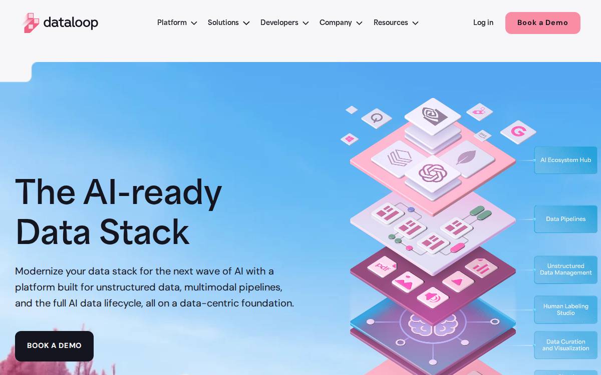 Dataloop website preview