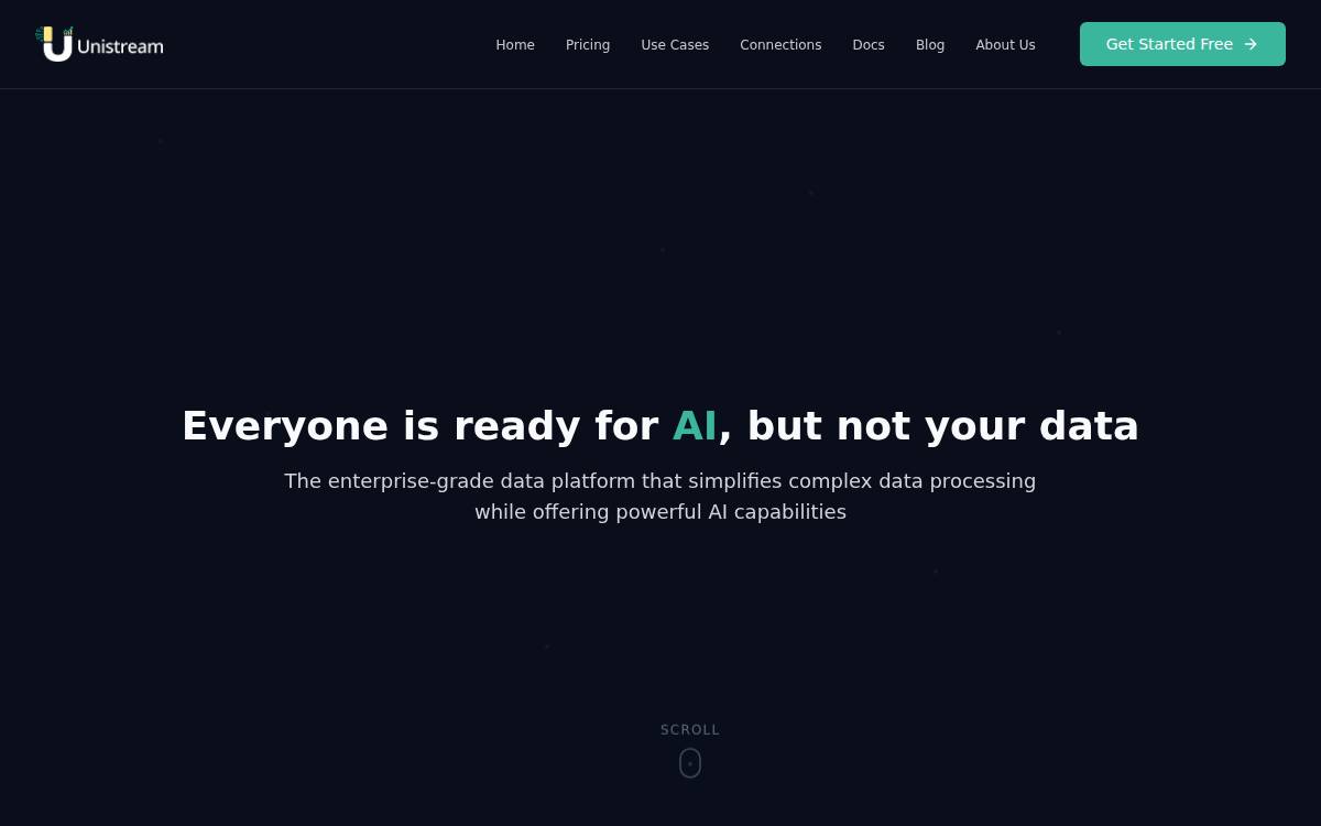 Datamind website preview