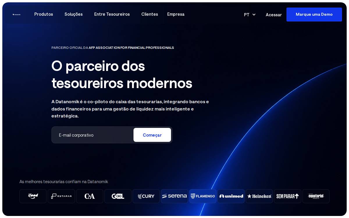 Datanomik website preview
