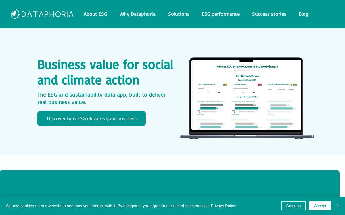 Dataphoria website preview