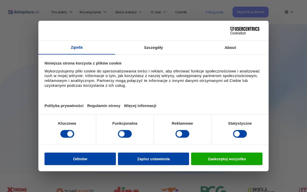 Dataplace website preview