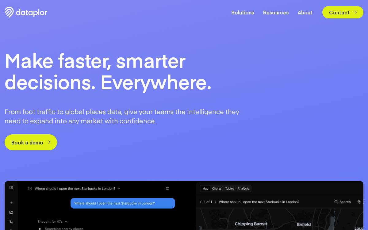Dataplor website preview
