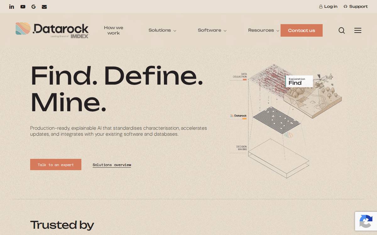 Datarock website preview