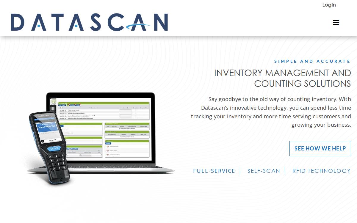 Datascan website preview
