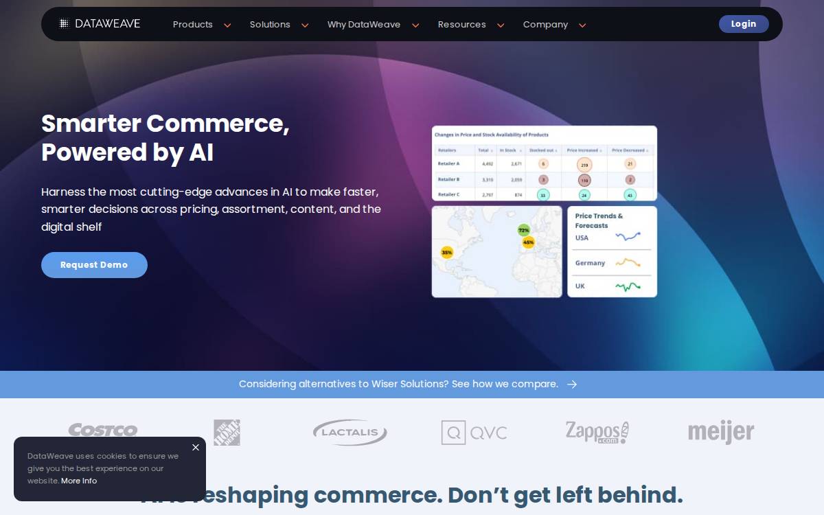 DataWeave website preview