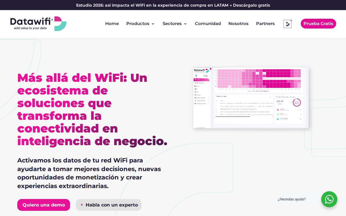 Datawifi website preview