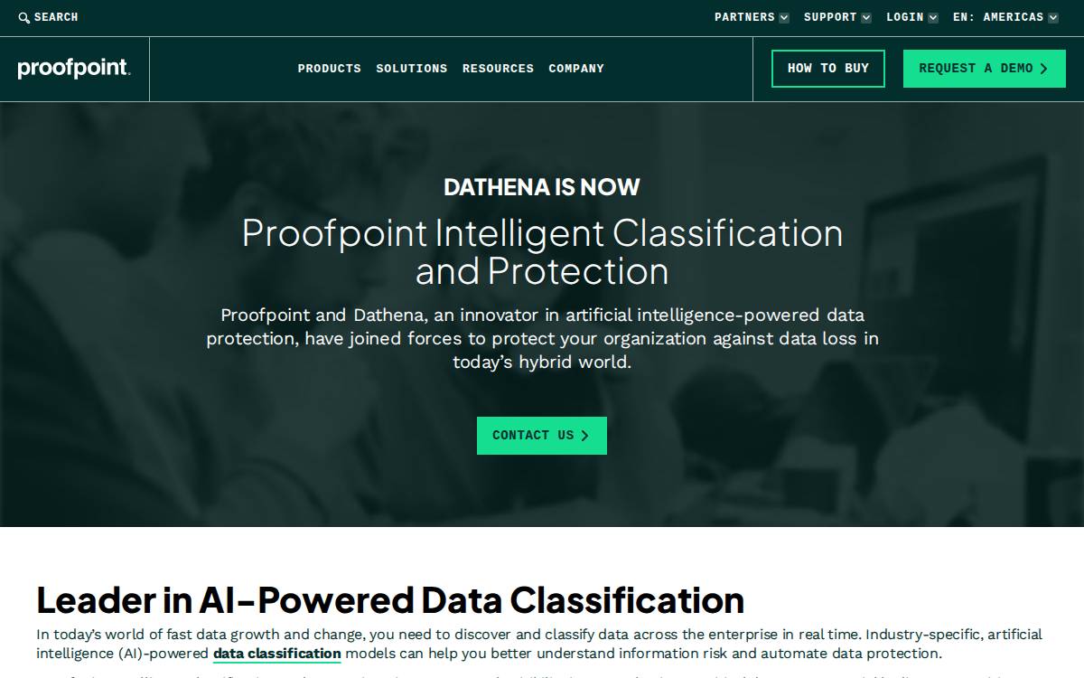 Dathena Science website preview