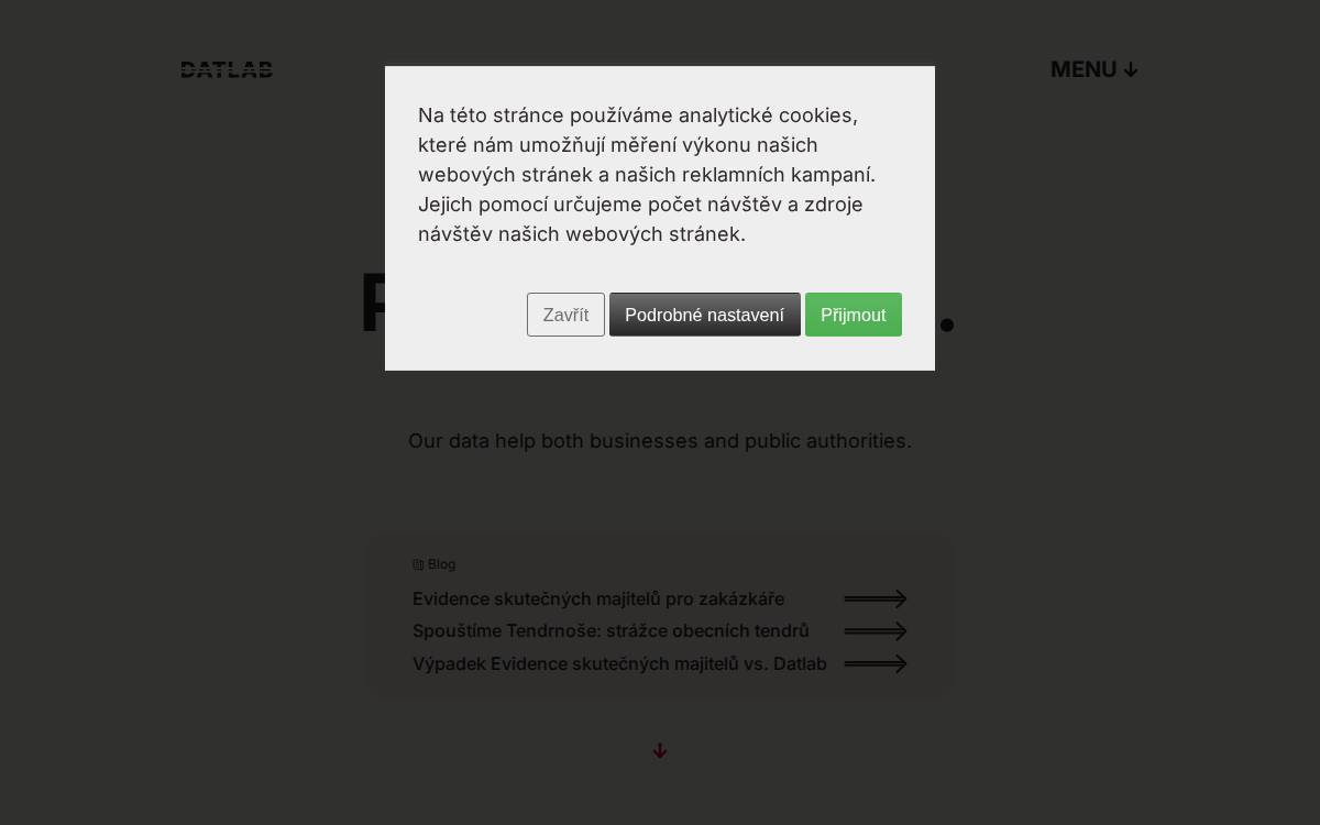 DATLAB website preview